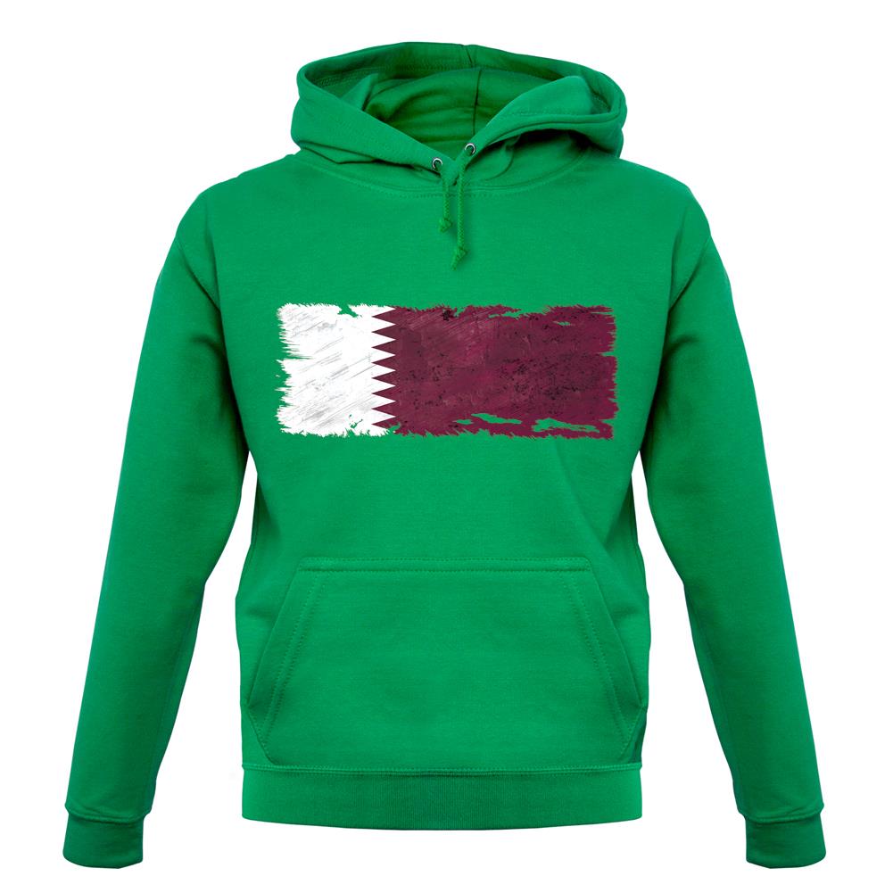 Qatar Grunge Style Flag unisex hoodie Qatar Grunge Style Flag unisex hoodie