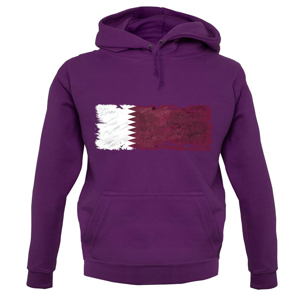 Qatar Grunge Style Flag unisex hoodie Qatar Grunge Style Flag unisex hoodie