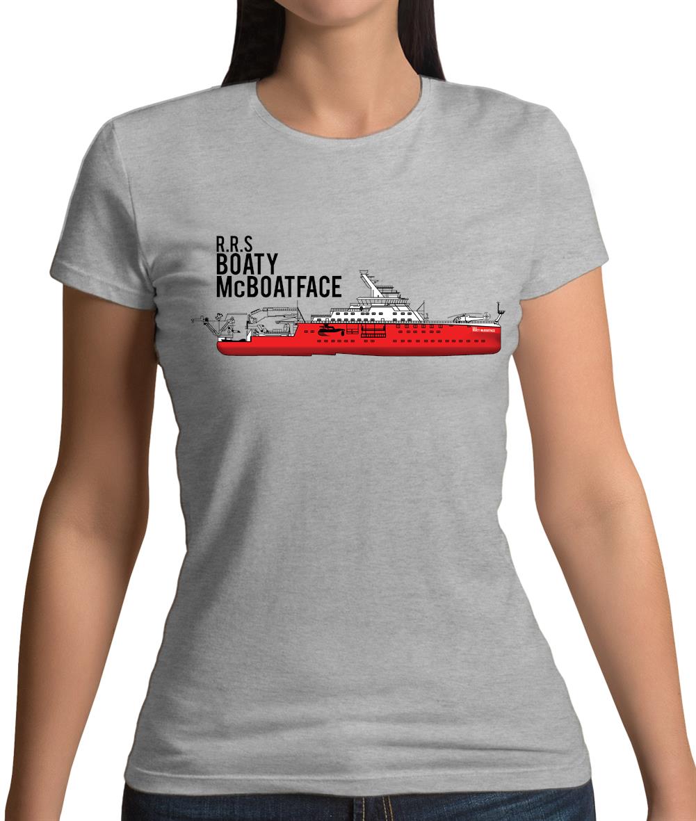 Rrs Boaty Mcboatface Womens T-Shirt Rrs Boaty Mcboatface Womens T-Shirt