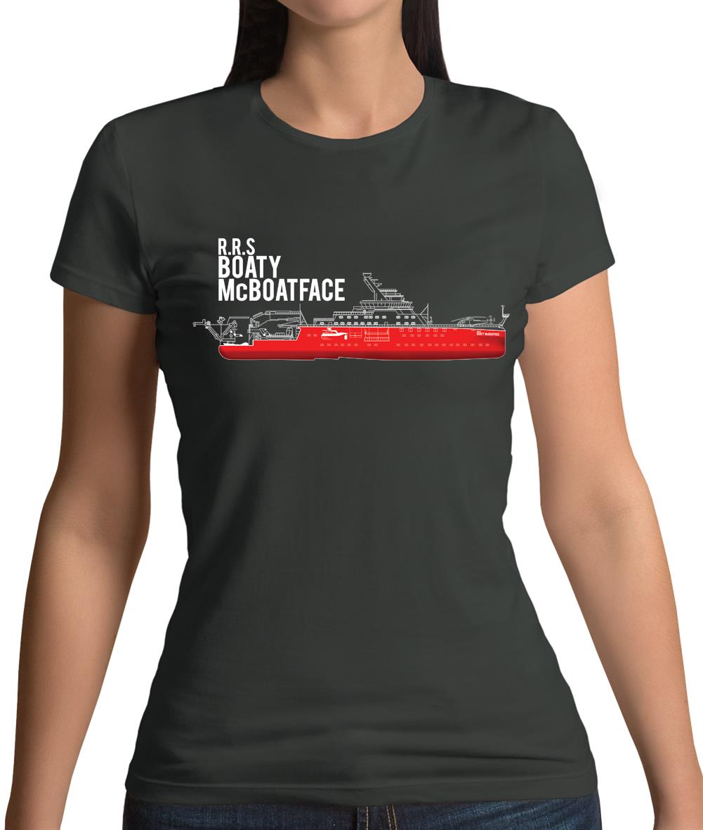 Rrs Boaty Mcboatface Womens T-Shirt Rrs Boaty Mcboatface Womens T-Shirt