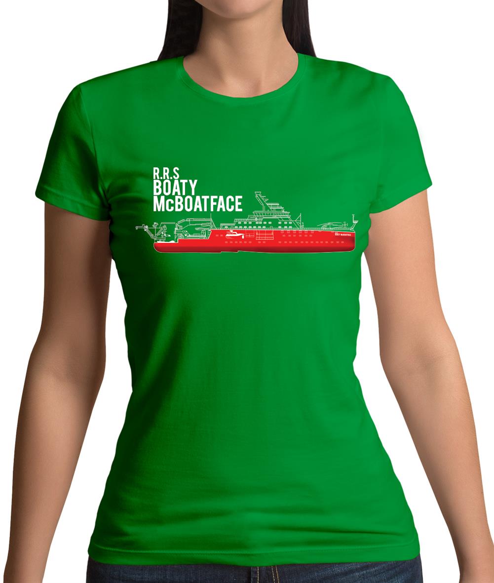 Rrs Boaty Mcboatface Womens T-Shirt Rrs Boaty Mcboatface Womens T-Shirt