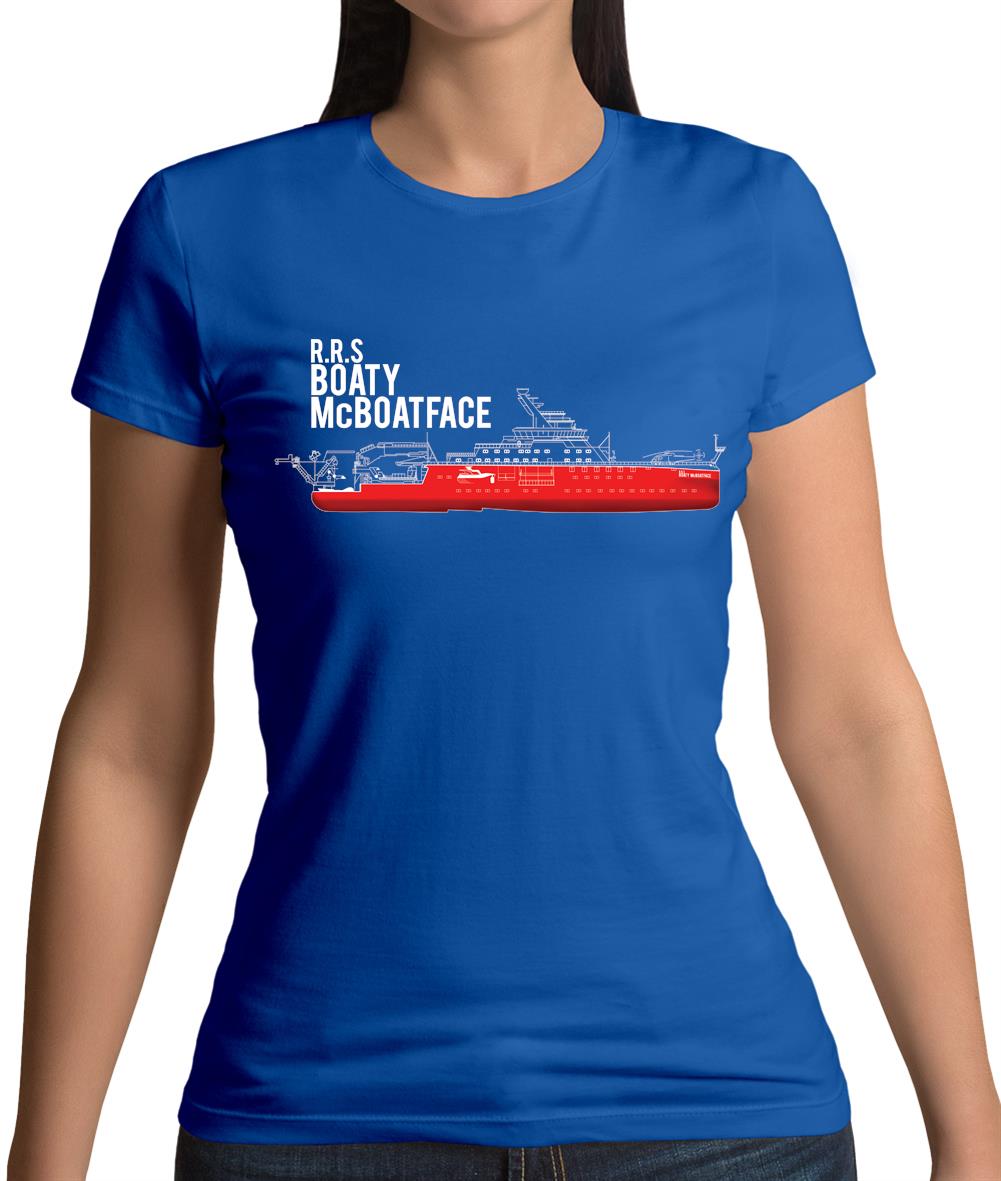 Rrs Boaty Mcboatface Womens T-Shirt Rrs Boaty Mcboatface Womens T-Shirt