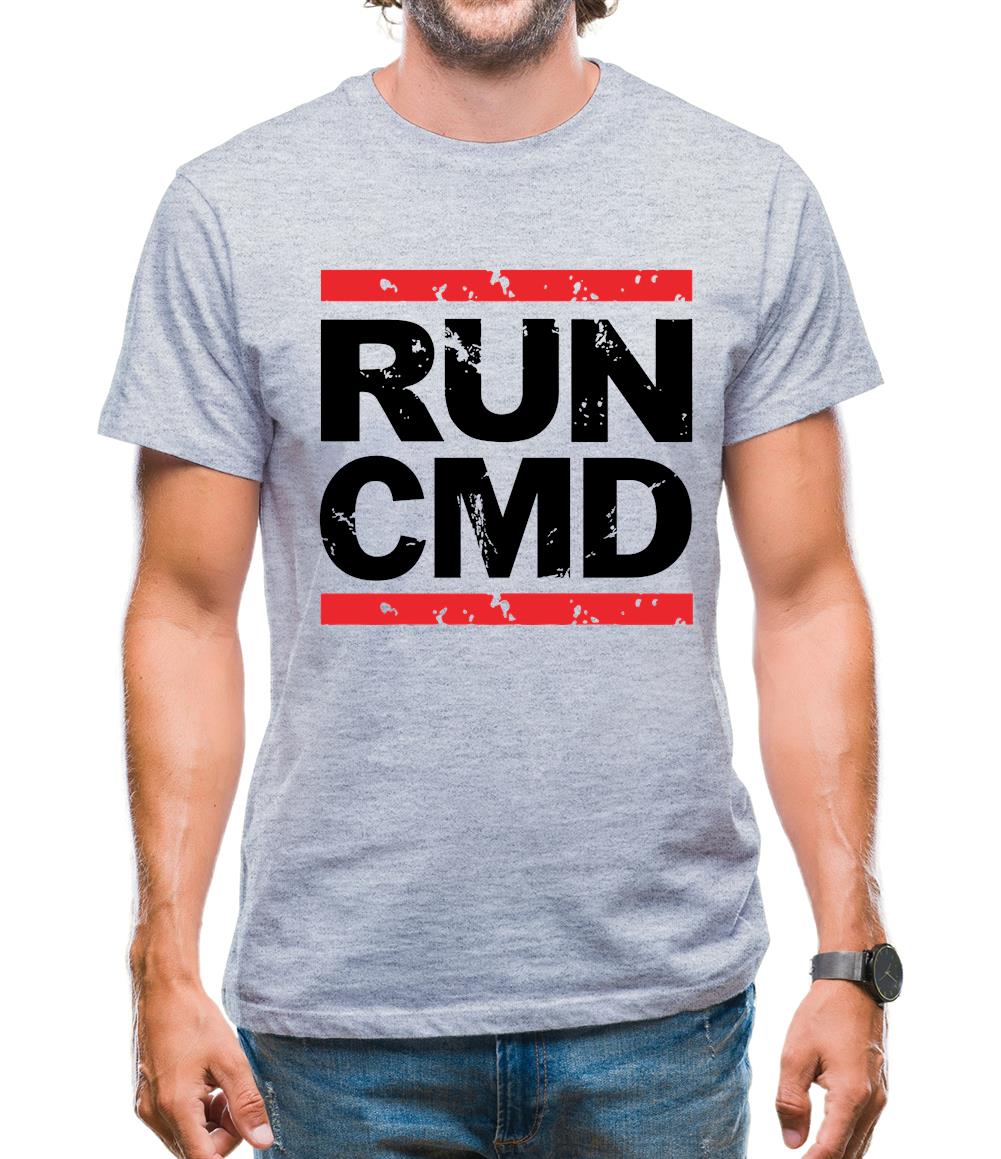 Run Cmd Mens T-Shirt Run Cmd Mens T-Shirt