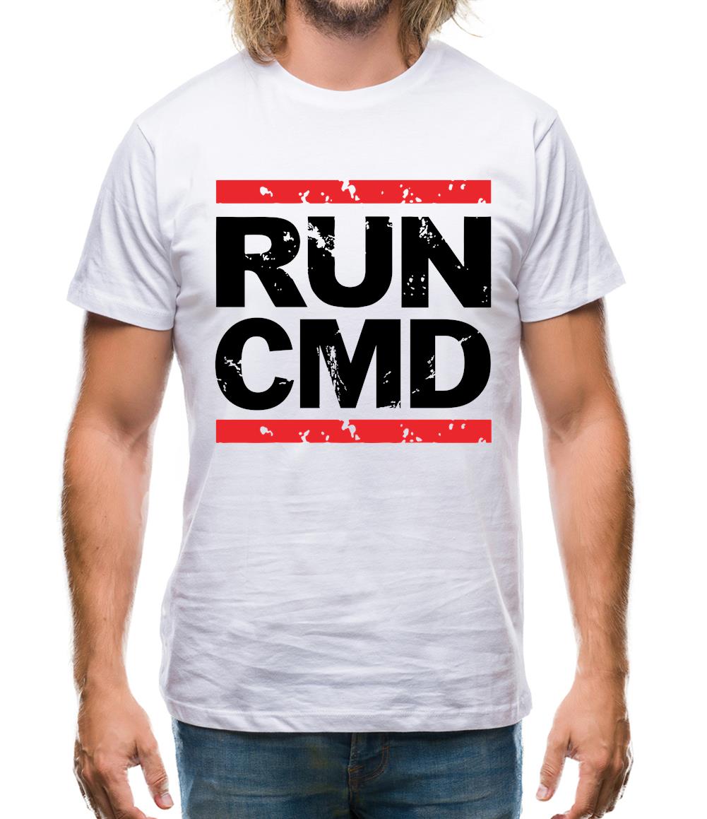 Run Cmd Mens T-Shirt Run Cmd Mens T-Shirt