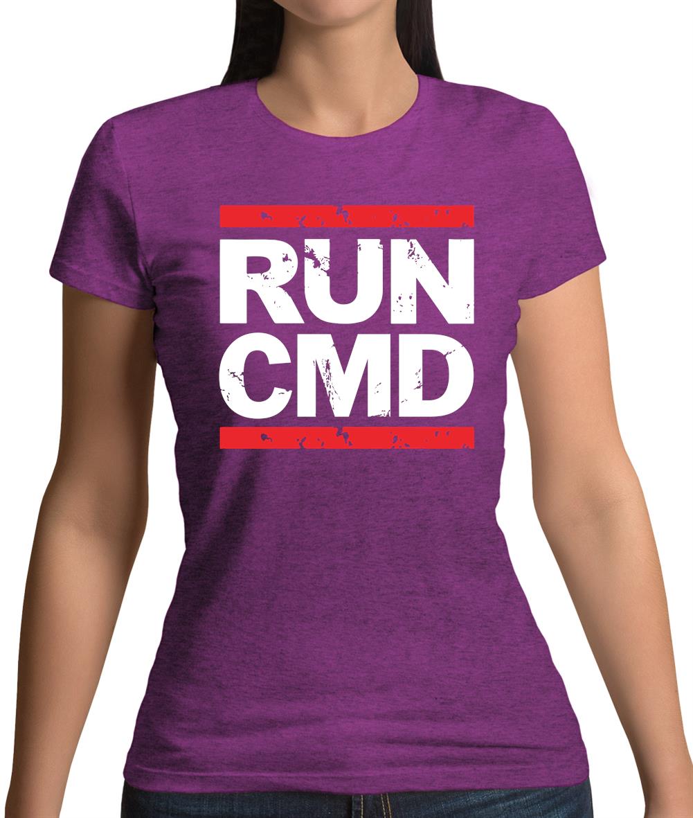 Run Cmd Womens T-Shirt Run Cmd Womens T-Shirt