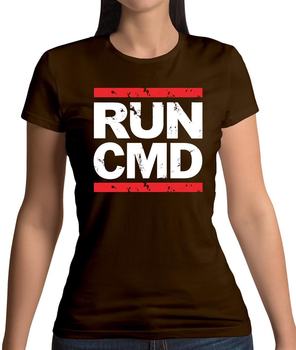 Run Cmd Womens T-Shirt Run Cmd Womens T-Shirt