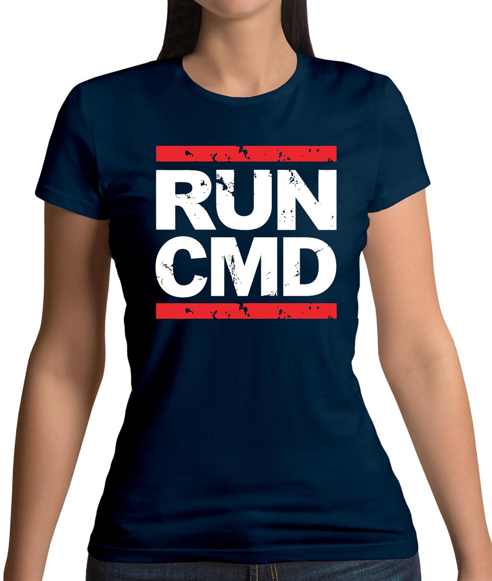 Run Cmd Womens T-Shirt Run Cmd Womens T-Shirt