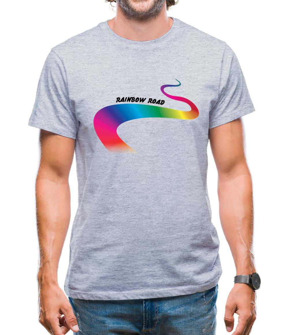 Rainbow Road Mens T-Shirt Rainbow Road Mens T-Shirt