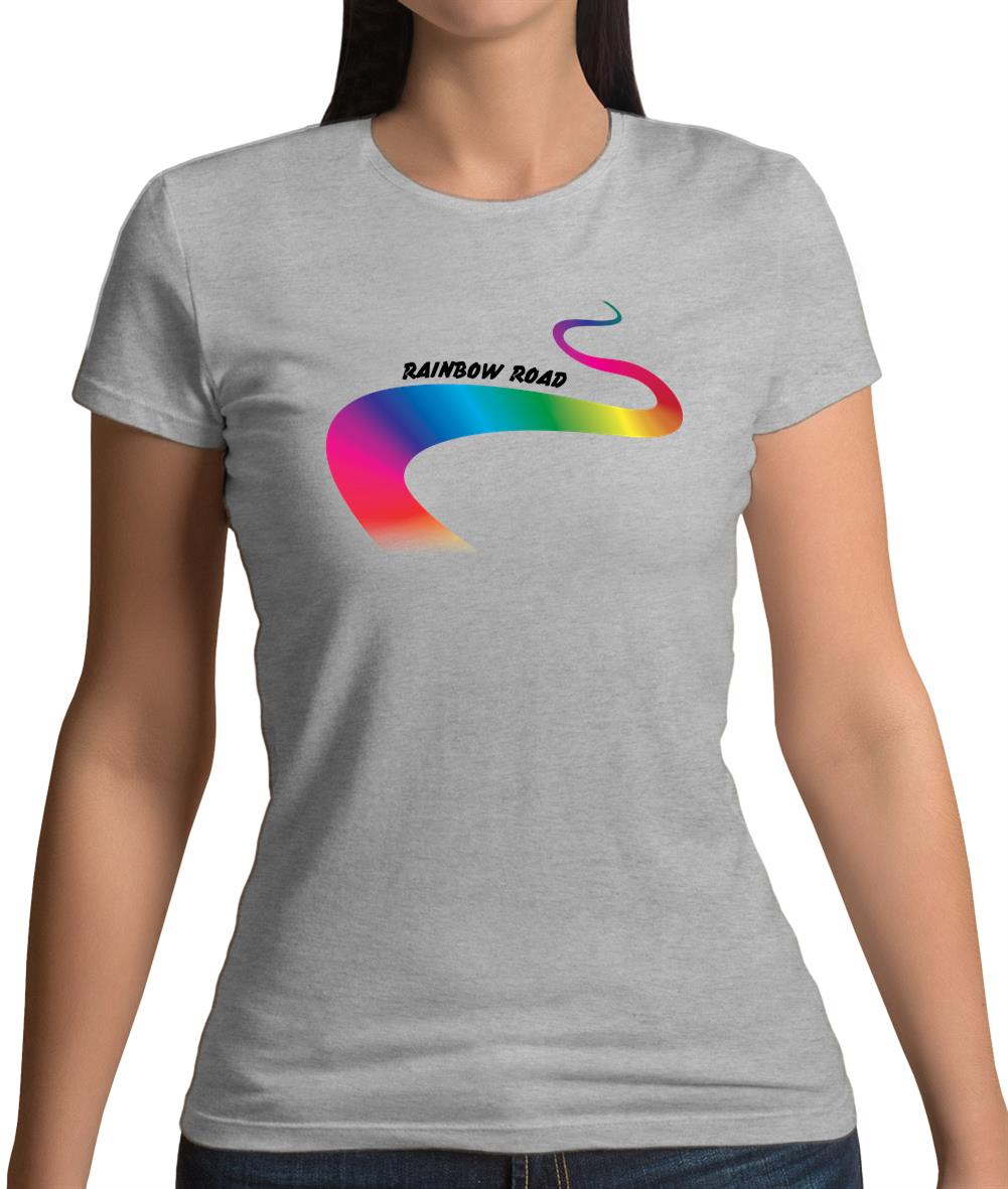 Rainbow Road Womens T-Shirt Rainbow Road Womens T-Shirt