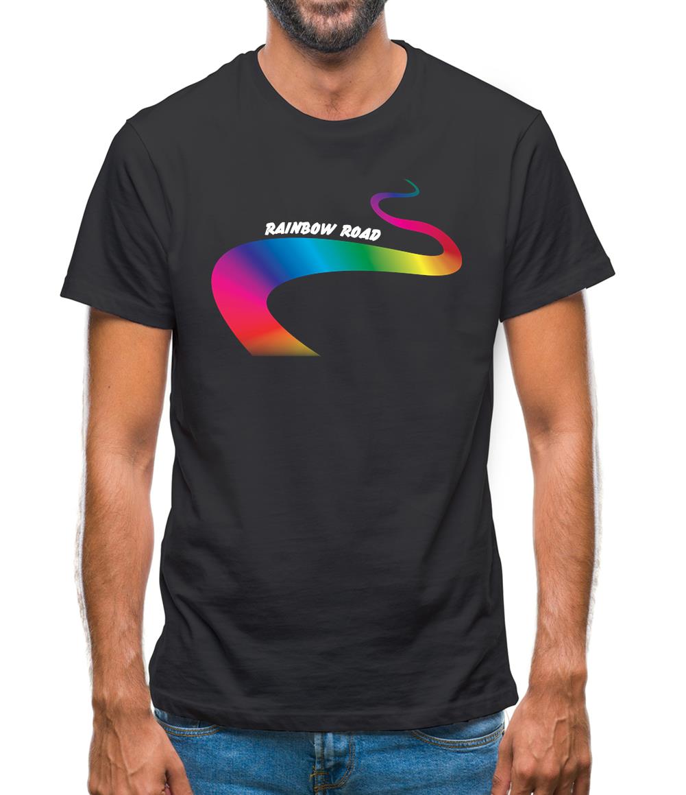Rainbow Road Mens T-Shirt Rainbow Road Mens T-Shirt