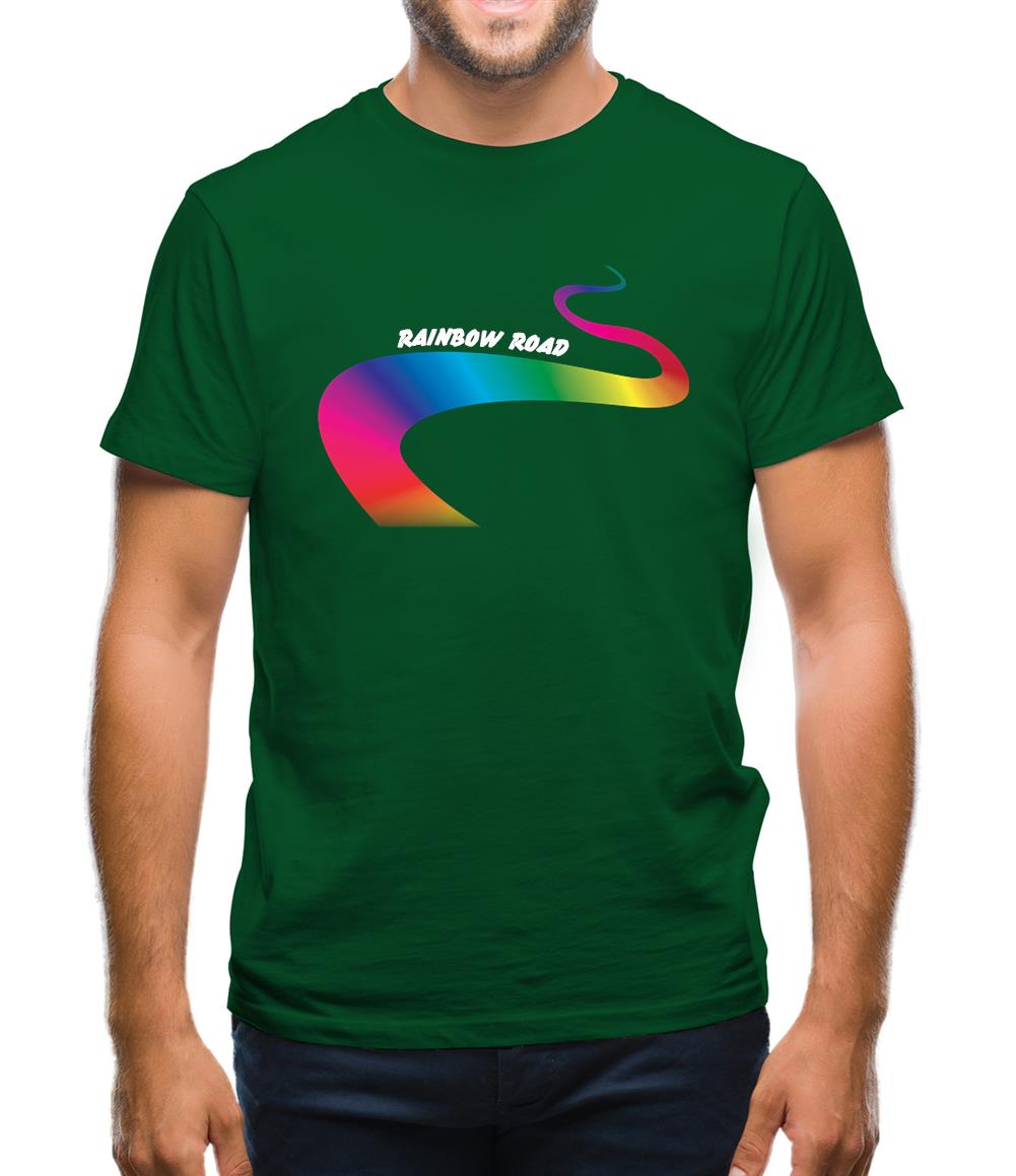 Rainbow Road Mens T-Shirt Rainbow Road Mens T-Shirt