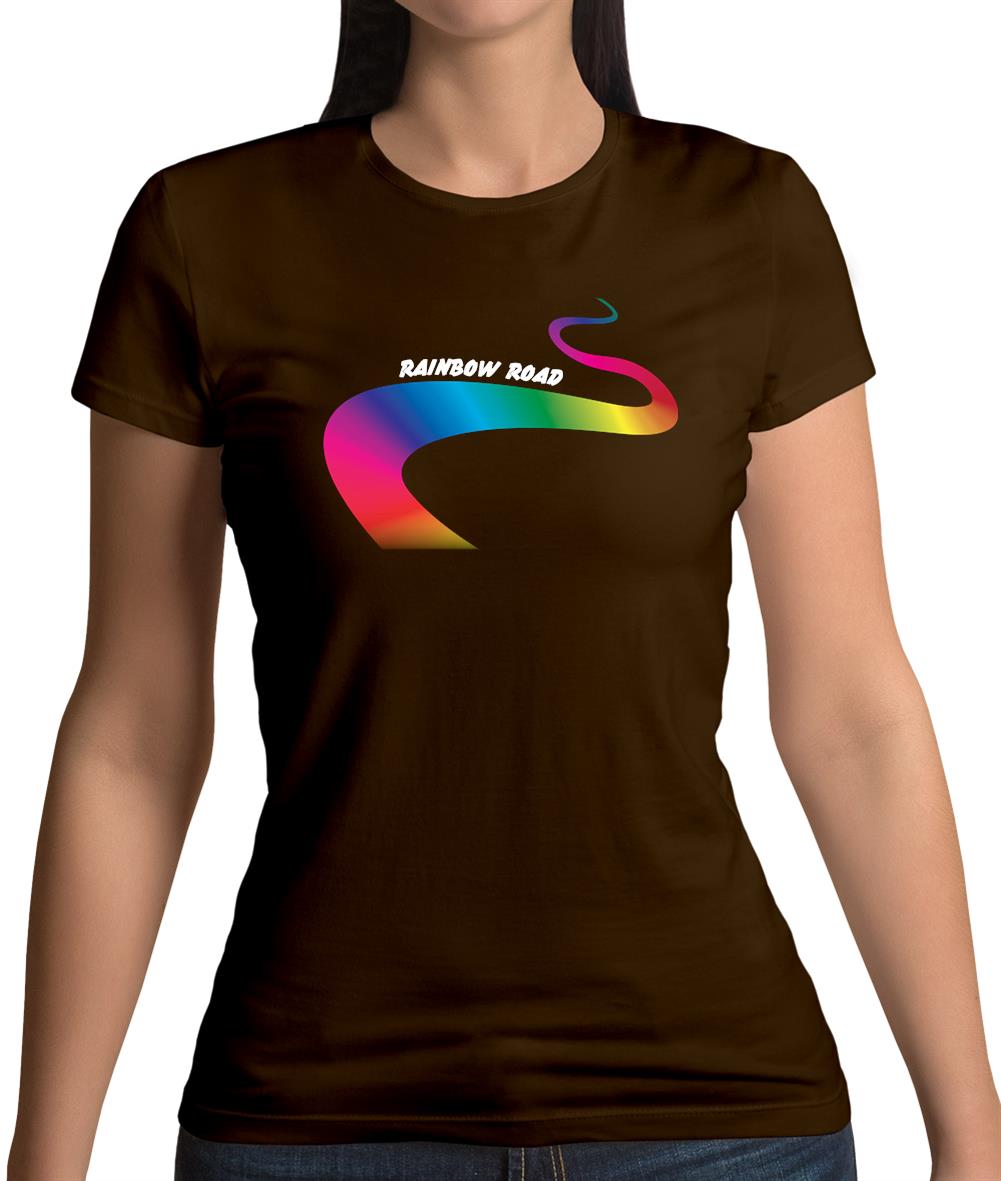 Rainbow Road Womens T-Shirt Rainbow Road Womens T-Shirt