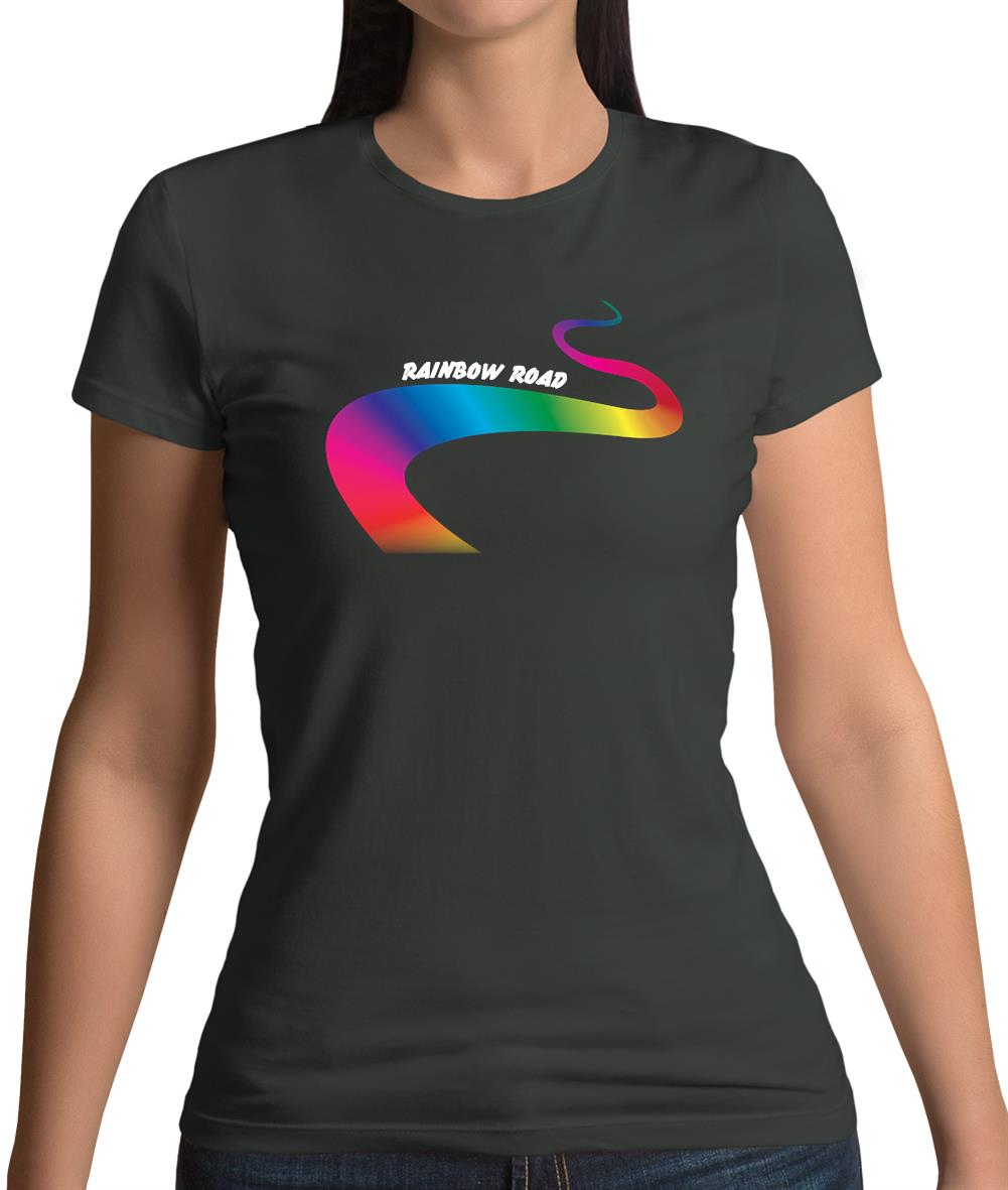 Rainbow Road Womens T-Shirt Rainbow Road Womens T-Shirt