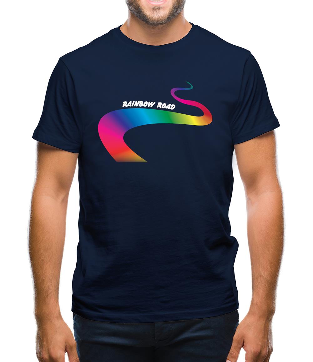 Rainbow Road Mens T-Shirt Rainbow Road Mens T-Shirt