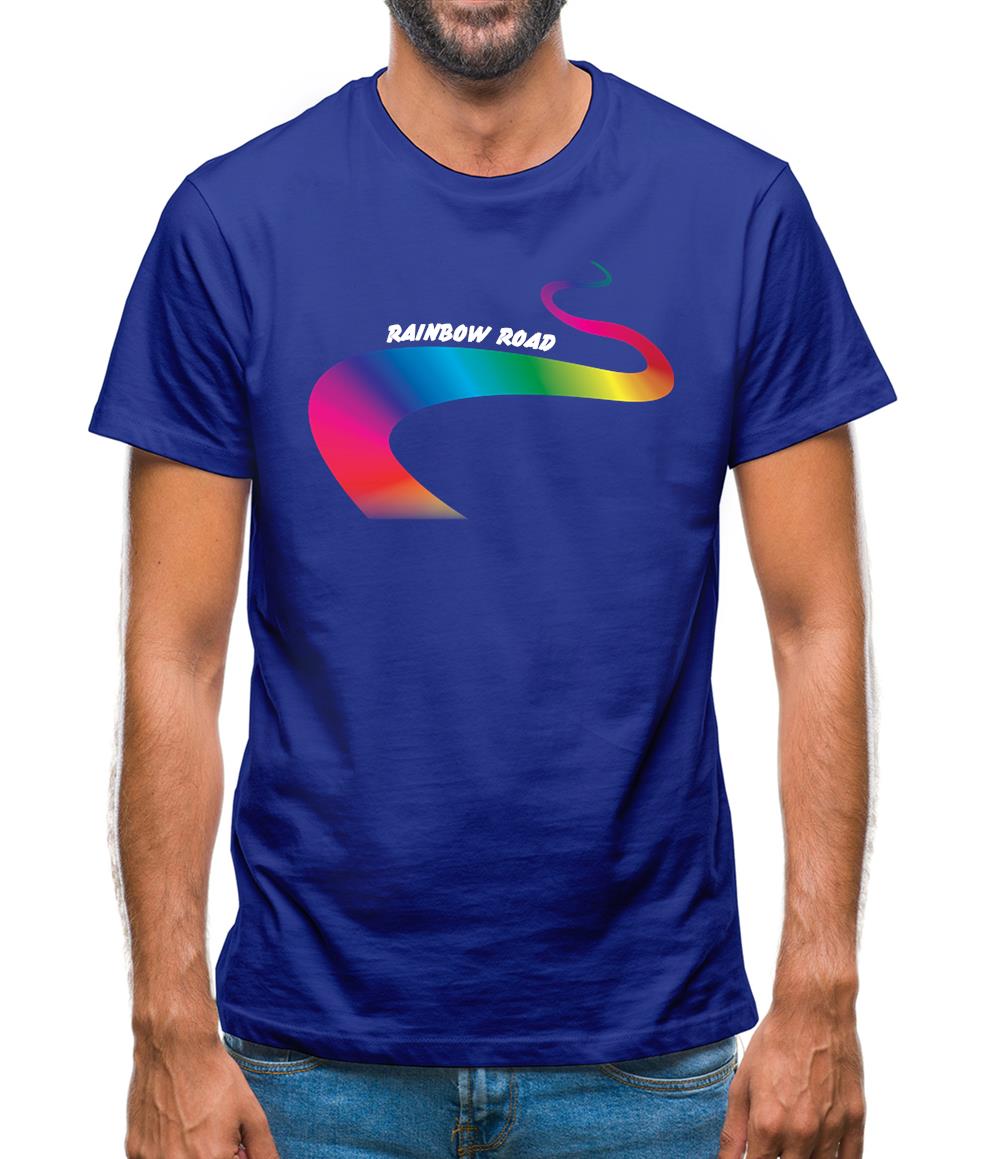 Rainbow Road Mens T-Shirt Rainbow Road Mens T-Shirt