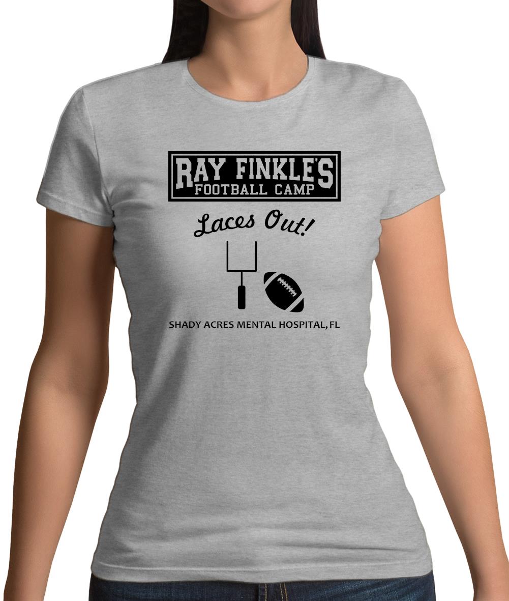 Ray Finkle's Football Camp Laces Out! Womens T-Shirt Ray Finkle's Football Camp Laces Out! Womens T-Shirt
