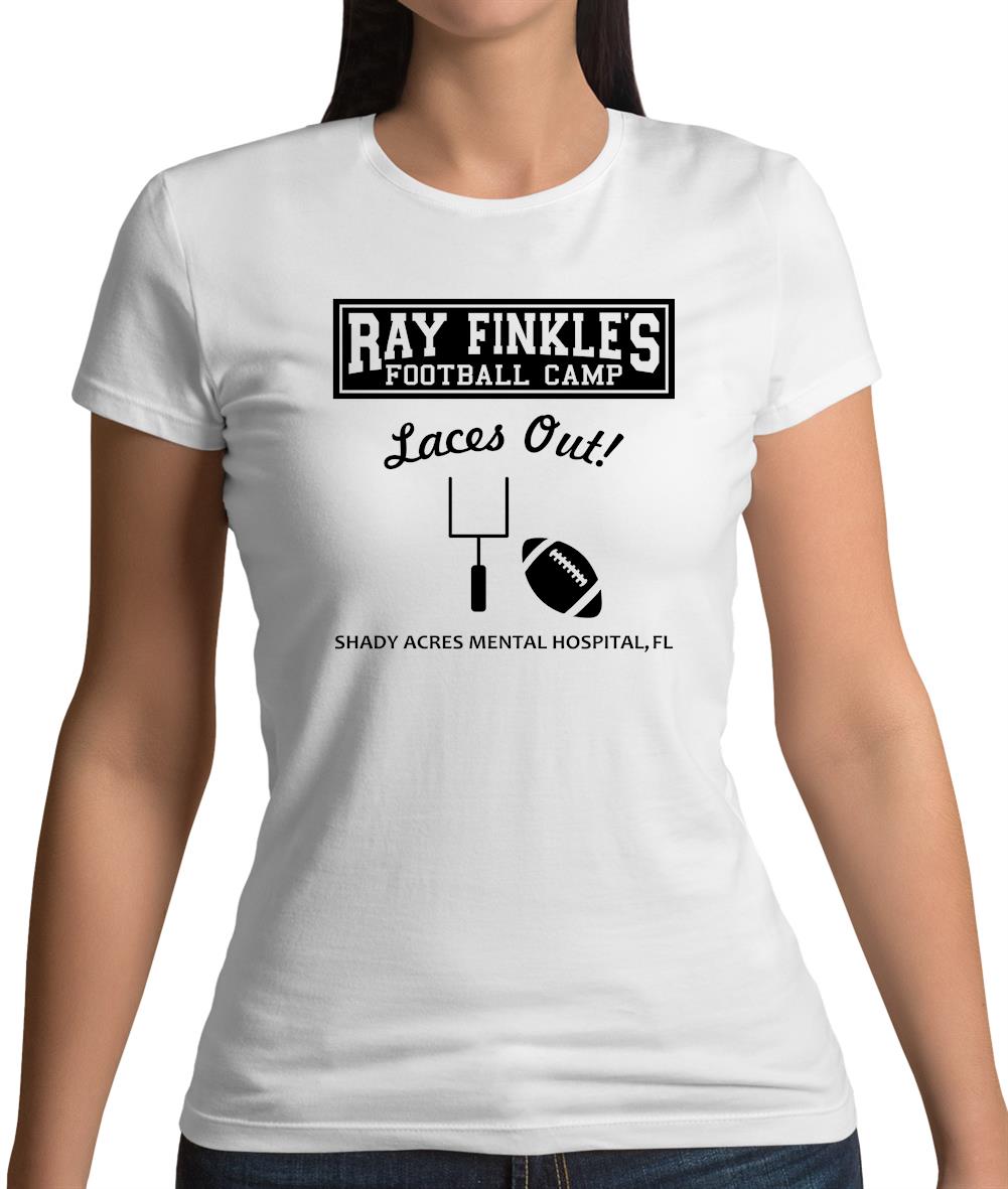 Ray Finkle's Football Camp Laces Out! Womens T-Shirt Ray Finkle's Football Camp Laces Out! Womens T-Shirt