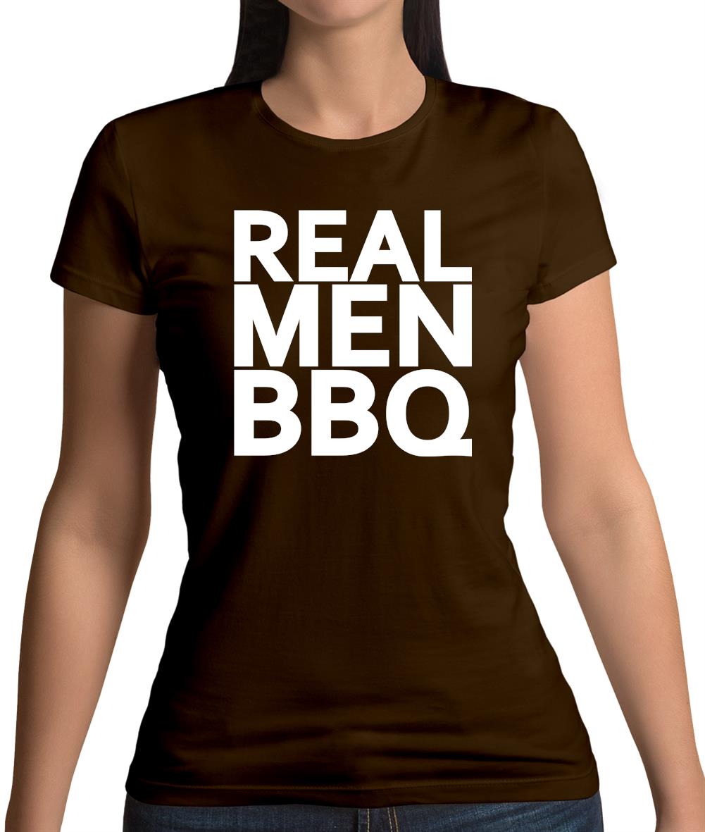 Real Men Bbq Womens T-Shirt Real Men Bbq Womens T-Shirt