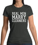 Real Men Marry Cleaners Womens T-Shirt Real Men Marry Cleaners Womens T-Shirt