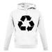 Recycling Symbol unisex hoodie Recycling Symbol unisex hoodie