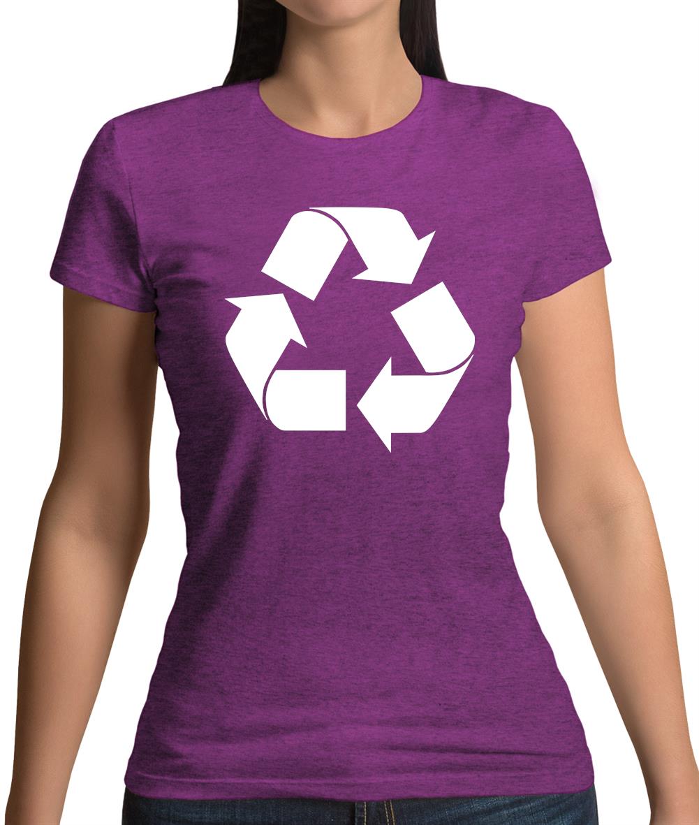 Recycling Symbol Womens T-Shirt Recycling Symbol Womens T-Shirt