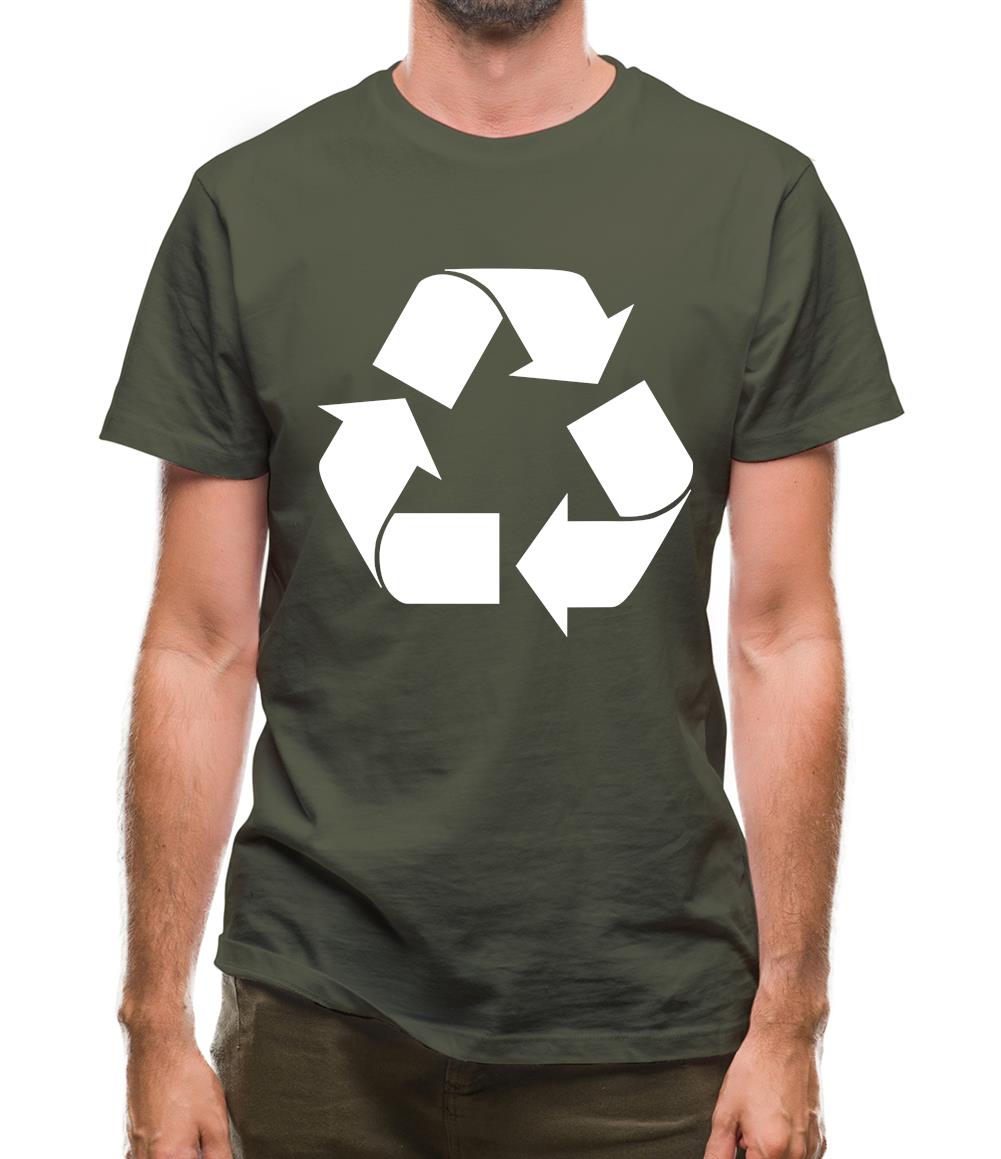 Recycling Symbol Mens T-Shirt Recycling Symbol Mens T-Shirt