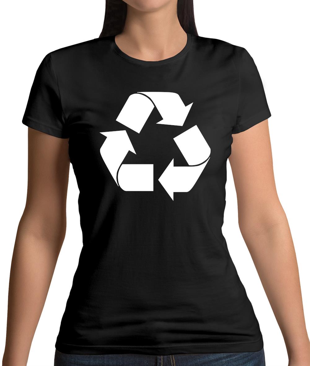 Recycling Symbol Womens T-Shirt Recycling Symbol Womens T-Shirt