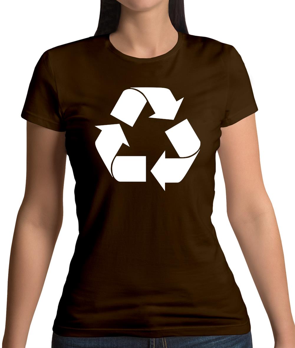 Recycling Symbol Womens T-Shirt Recycling Symbol Womens T-Shirt