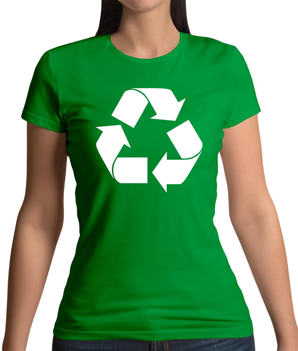 Recycling Symbol Womens T-Shirt Recycling Symbol Womens T-Shirt
