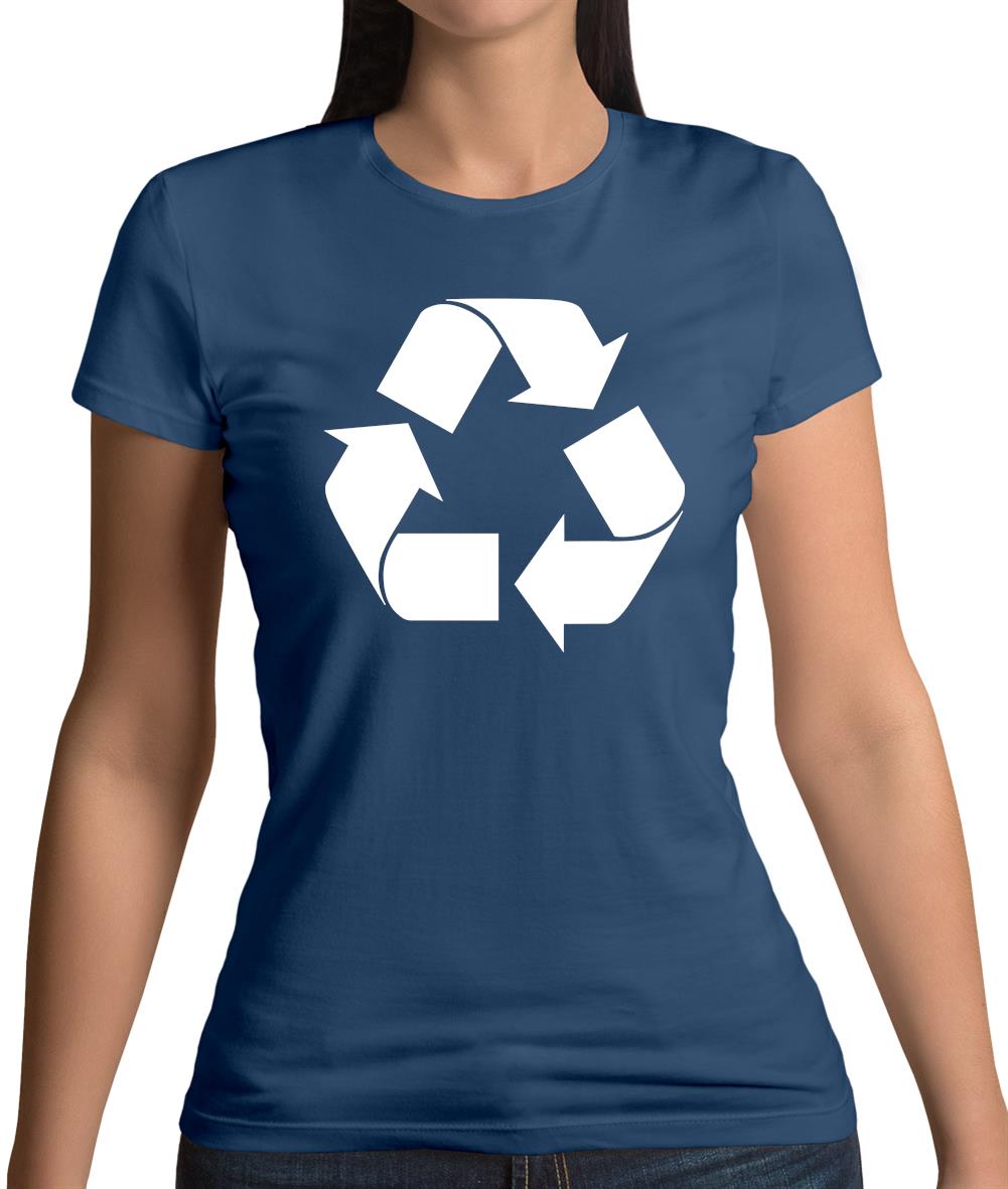 Recycling Symbol Womens T-Shirt Recycling Symbol Womens T-Shirt