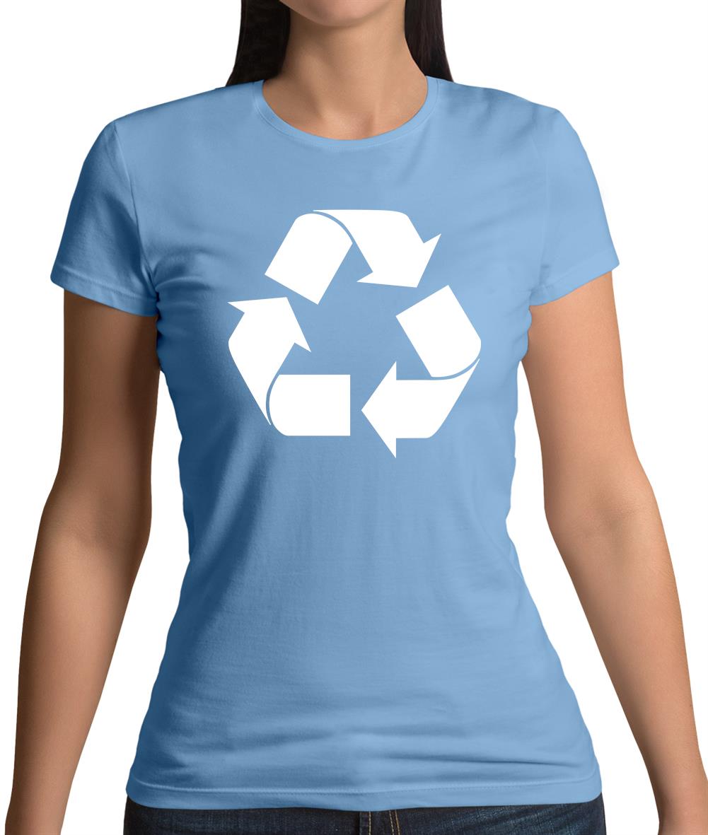 Recycling Symbol Womens T-Shirt Recycling Symbol Womens T-Shirt