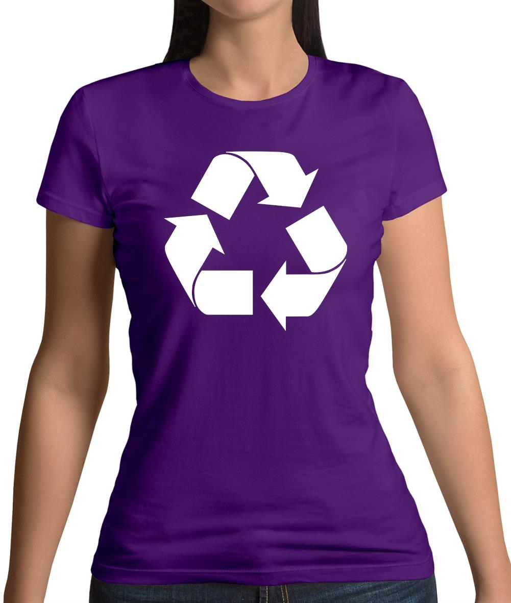 Recycling Symbol Womens T-Shirt Recycling Symbol Womens T-Shirt