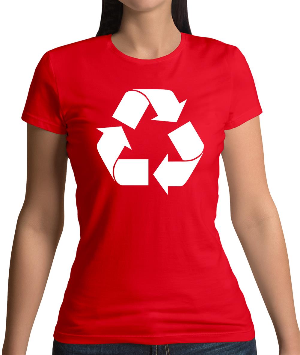 Recycling Symbol Womens T-Shirt Recycling Symbol Womens T-Shirt
