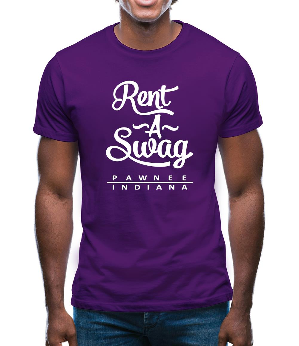 Rent A Swag Pawnee Indiana Mens T-Shirt Rent A Swag Pawnee Indiana Mens T-Shirt