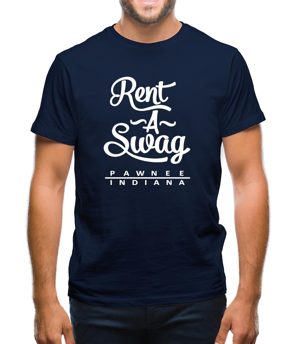 Rent A Swag Pawnee Indiana Mens T-Shirt Rent A Swag Pawnee Indiana Mens T-Shirt