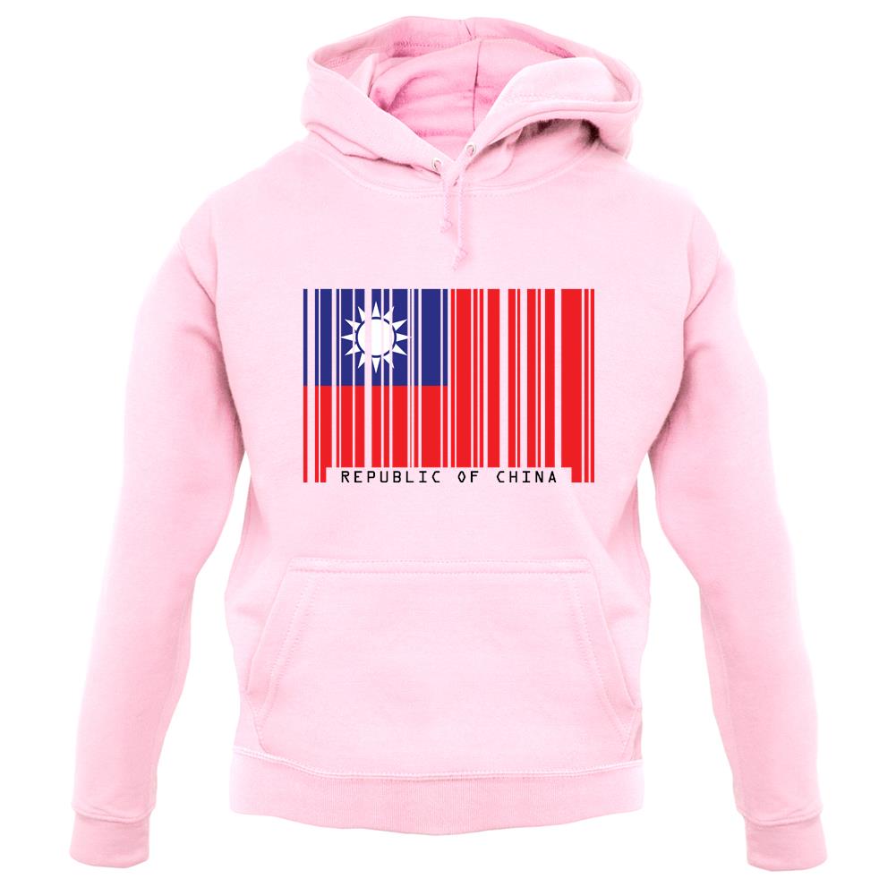 Republic Of China Barcode Style Flag unisex hoodie Republic Of China Barcode Style Flag unisex hoodie