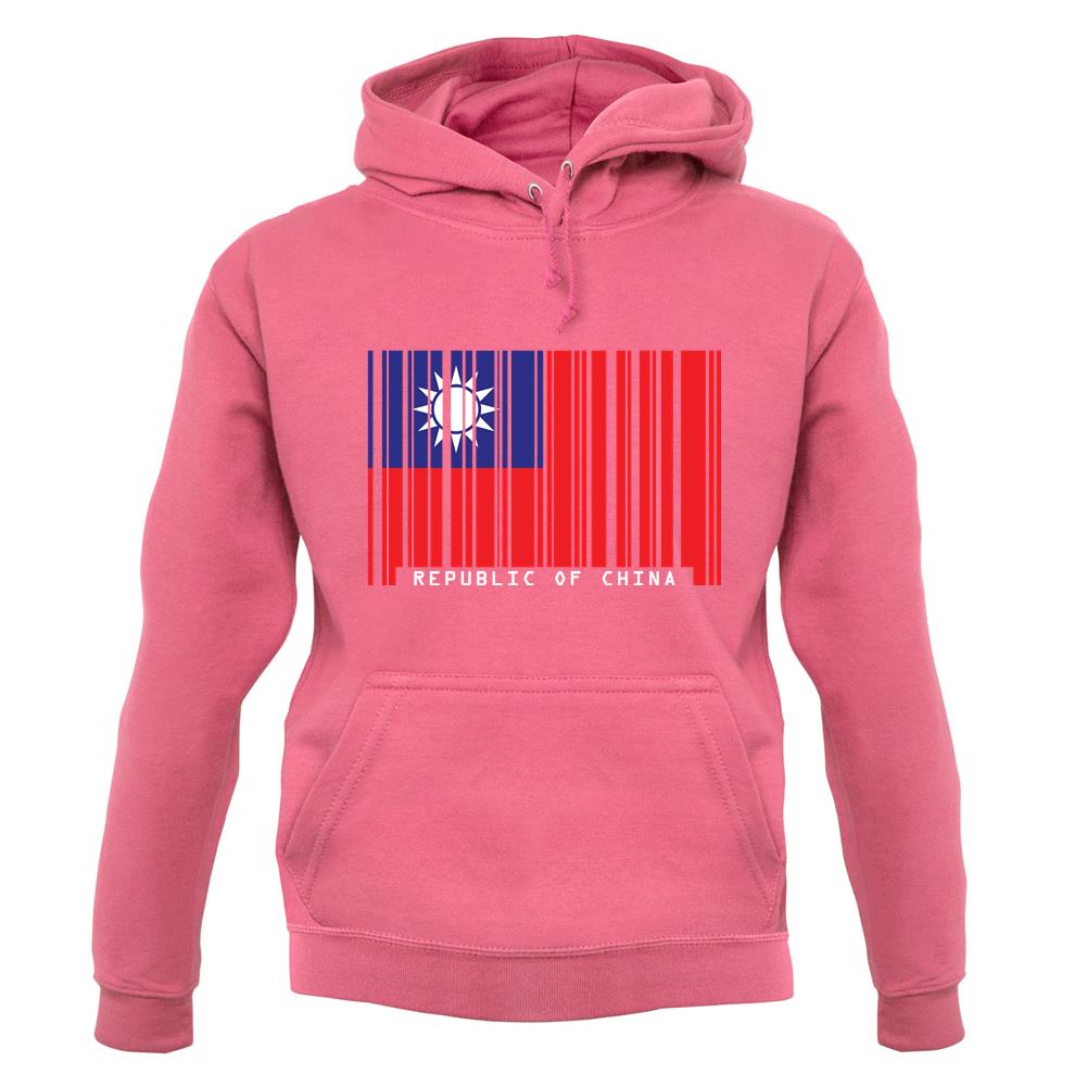 Republic Of China Barcode Style Flag unisex hoodie Republic Of China Barcode Style Flag unisex hoodie