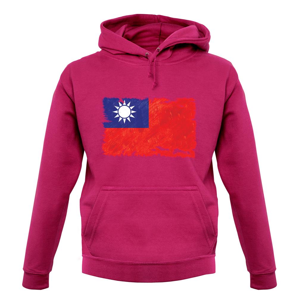 Republic Of China Grunge Style Flag unisex hoodie Republic Of China Grunge Style Flag unisex hoodie