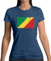 Republic Of The Congo Grunge Style Flag Womens T-Shirt Republic Of The Congo Grunge Style Flag Womens T-Shirt