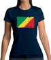 Republic Of The Congo Grunge Style Flag Womens T-Shirt Republic Of The Congo Grunge Style Flag Womens T-Shirt