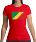 Republic Of The Congo Grunge Style Flag Womens T-Shirt Republic Of The Congo Grunge Style Flag Womens T-Shirt