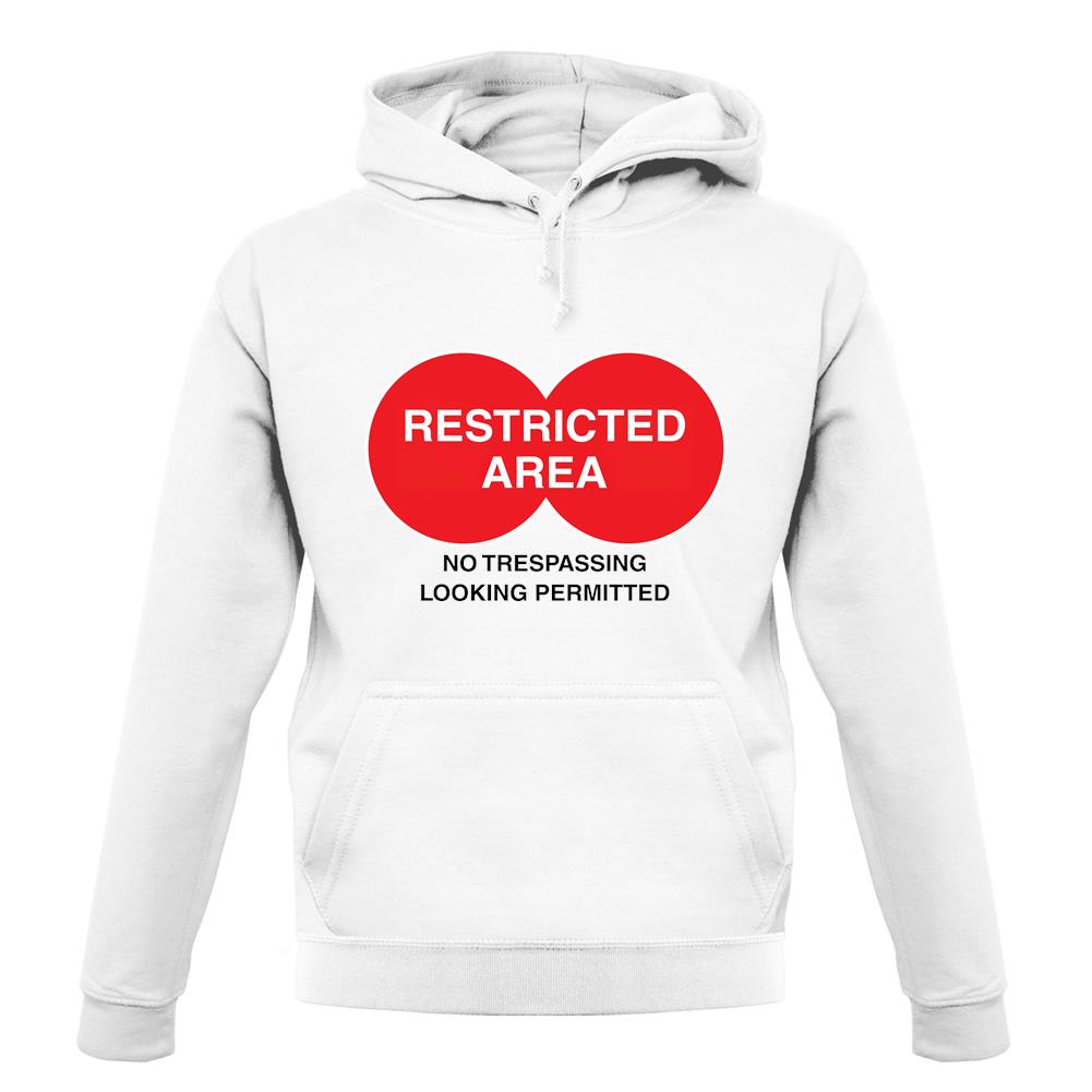 Restricted Area unisex hoodie Restricted Area unisex hoodie