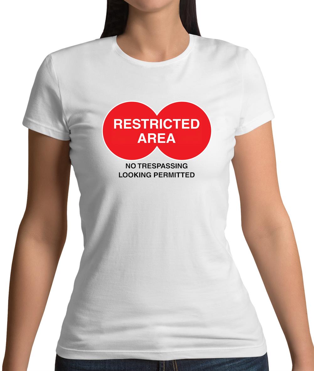 Restricted Area Womens T-Shirt Restricted Area Womens T-Shirt