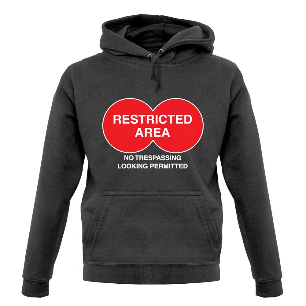 Restricted Area unisex hoodie Restricted Area unisex hoodie