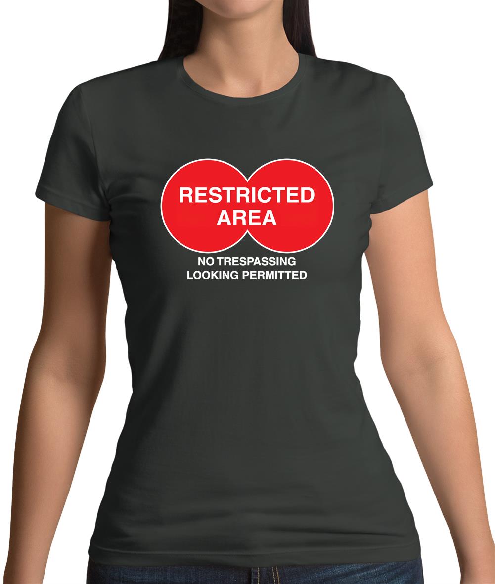 Restricted Area Womens T-Shirt Restricted Area Womens T-Shirt