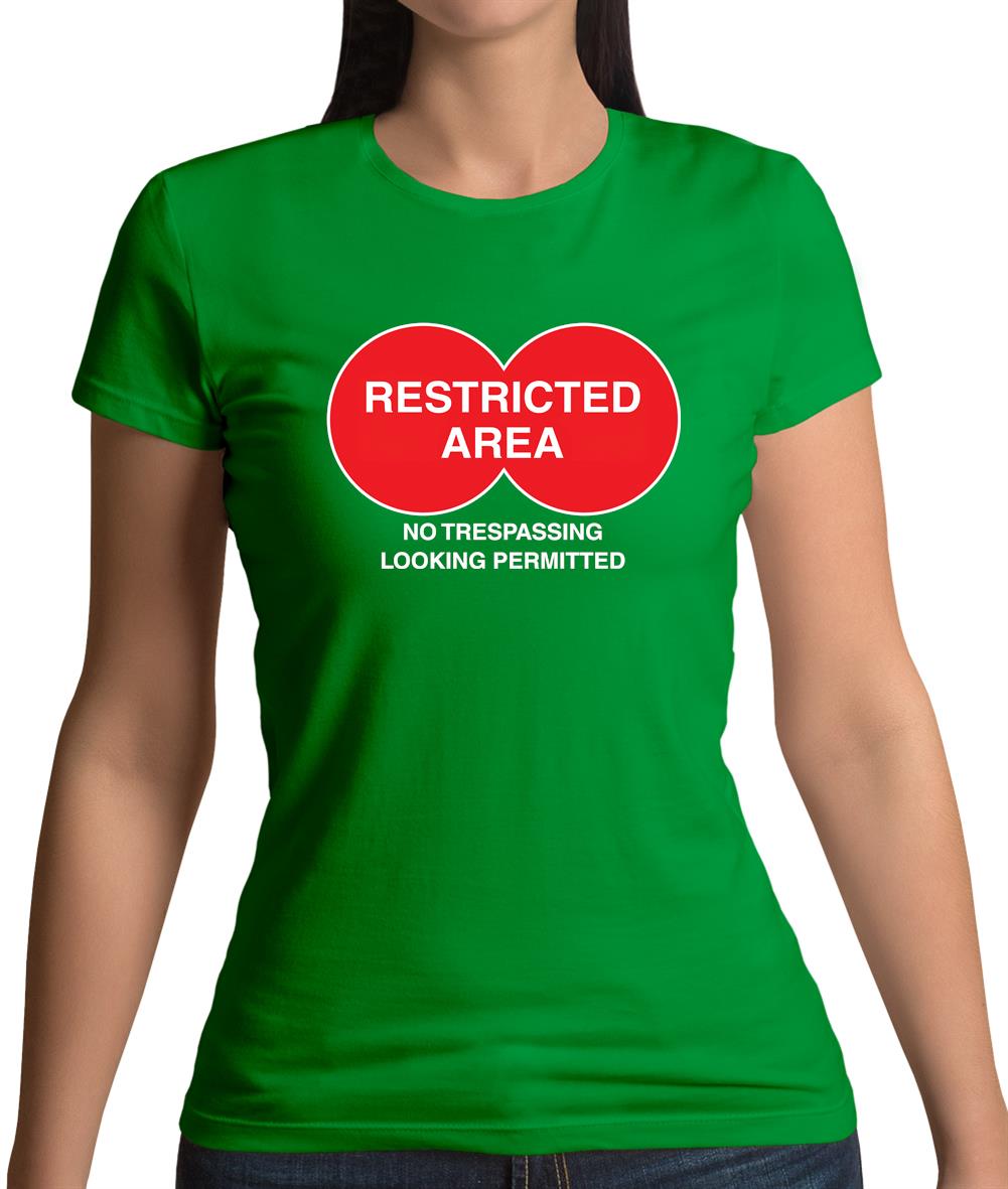 Restricted Area Womens T-Shirt Restricted Area Womens T-Shirt