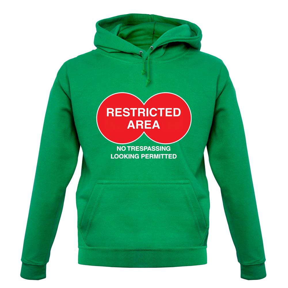 Restricted Area unisex hoodie Restricted Area unisex hoodie