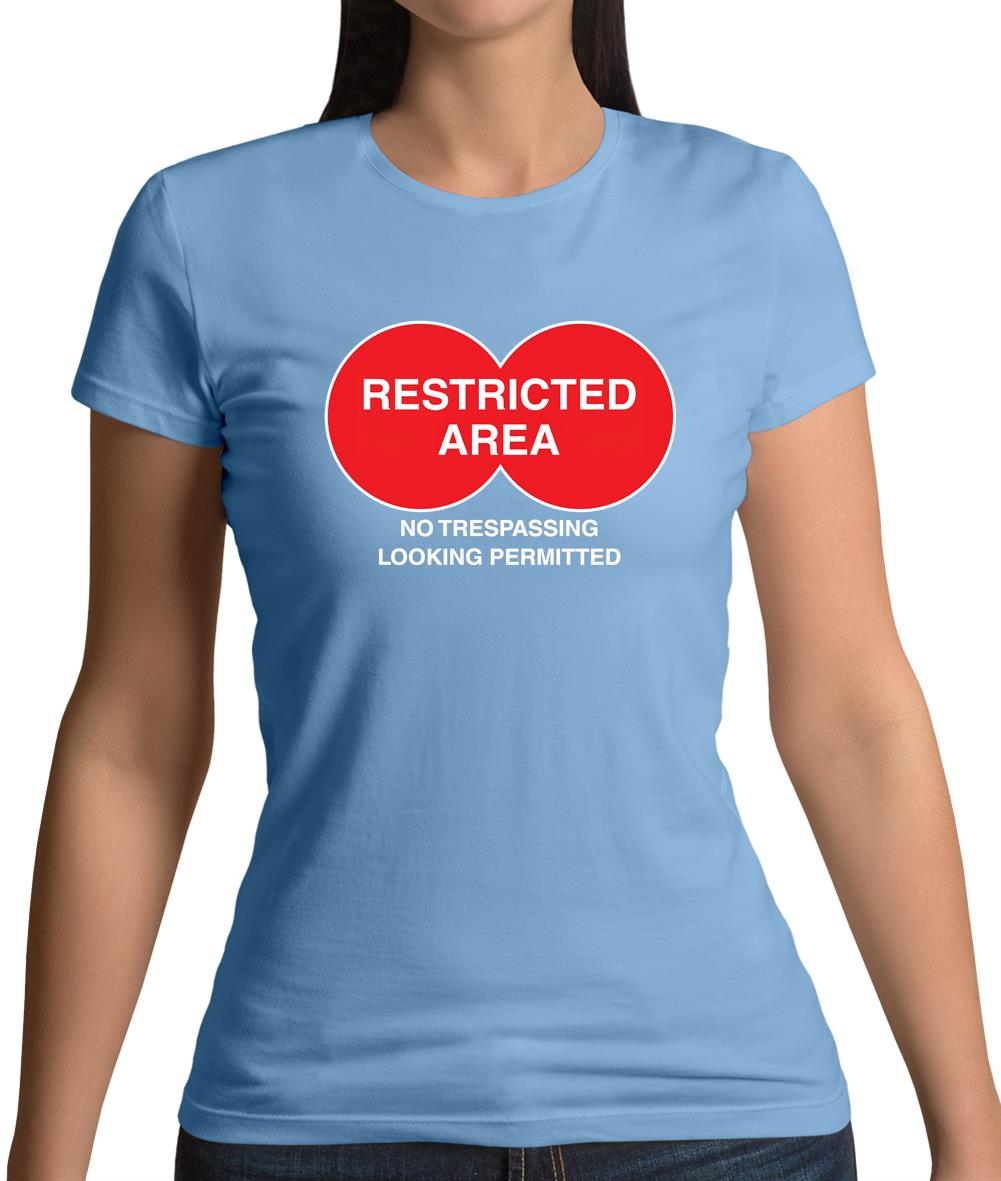 Restricted Area Womens T-Shirt Restricted Area Womens T-Shirt
