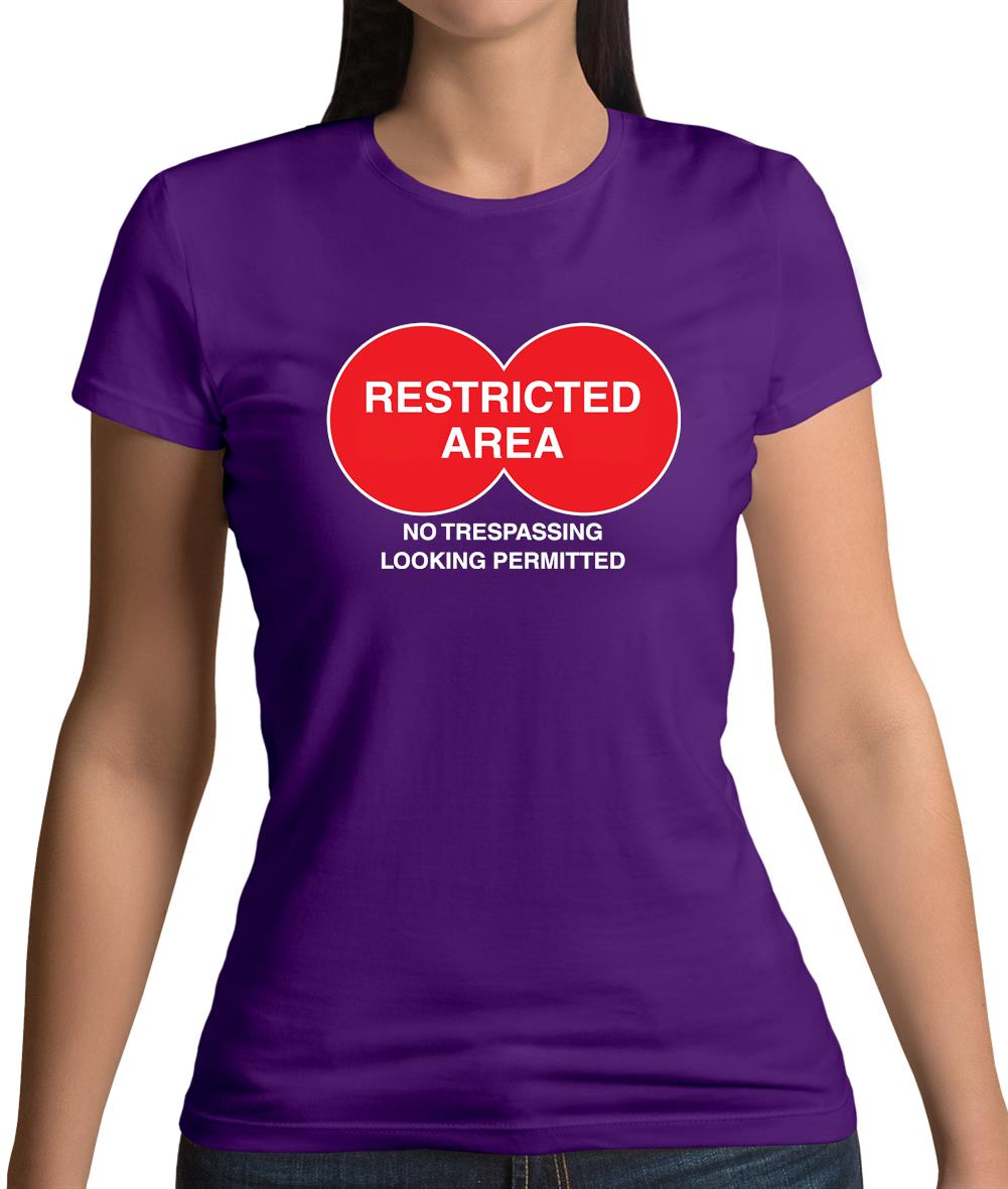 Restricted Area Womens T-Shirt Restricted Area Womens T-Shirt