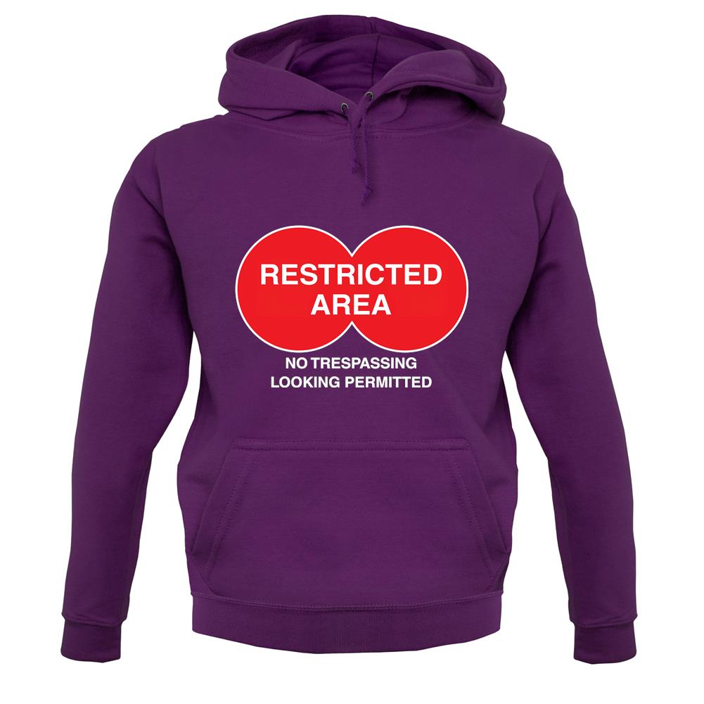 Restricted Area unisex hoodie Restricted Area unisex hoodie